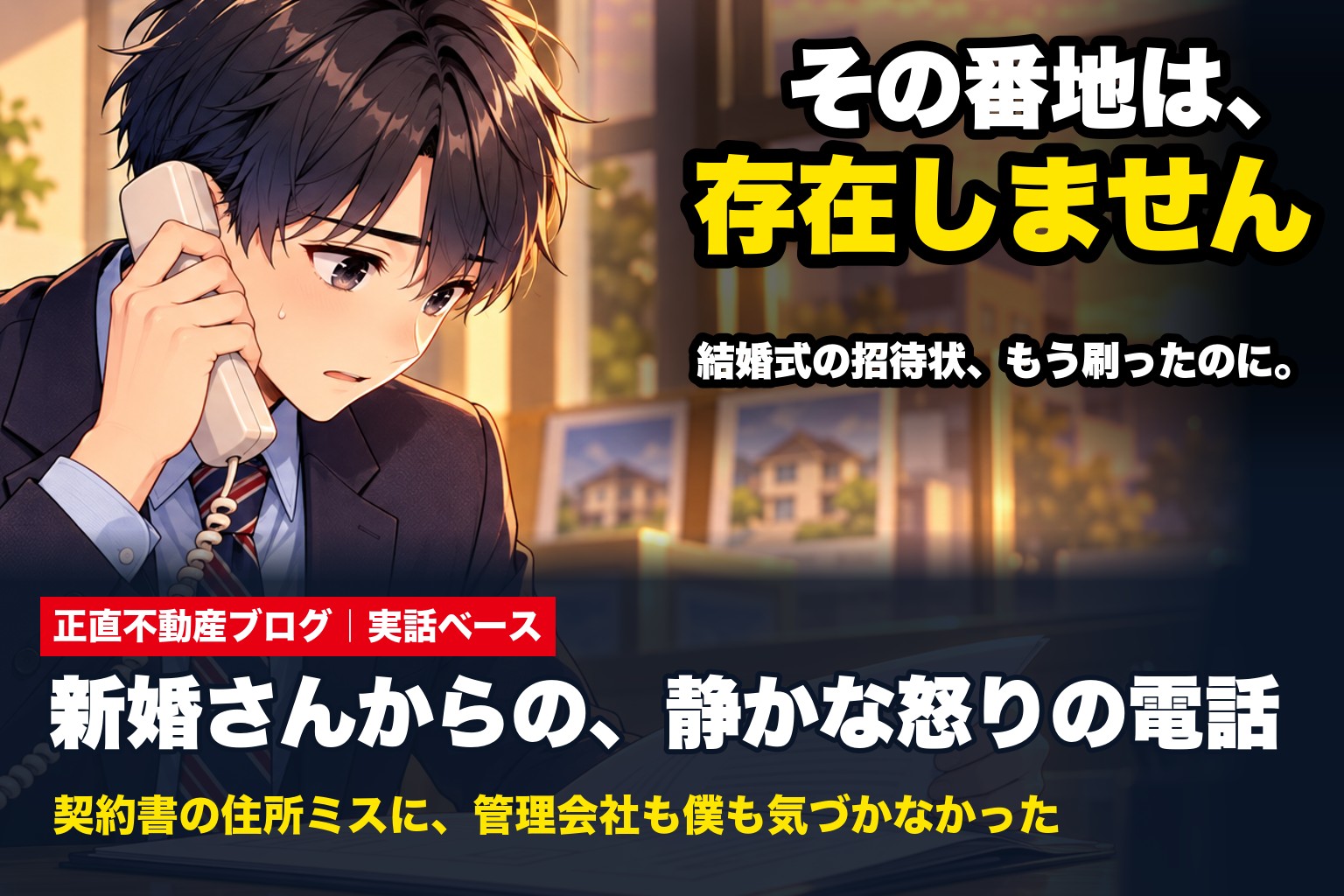 その番地は、存在しません